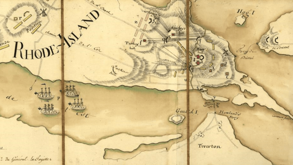 Battle of Rhode Island 1780 duChesnoy